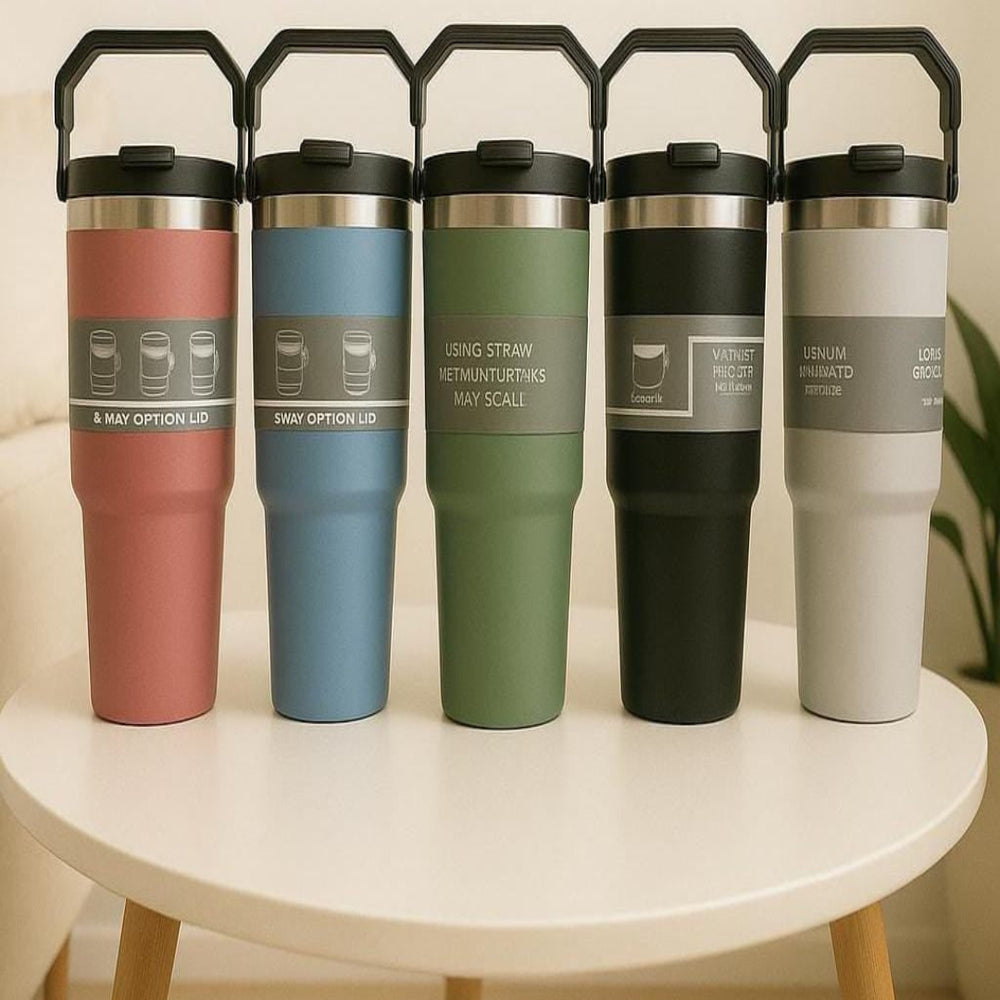 30oz Vacuum Tumbler with Lid Stainless Stee